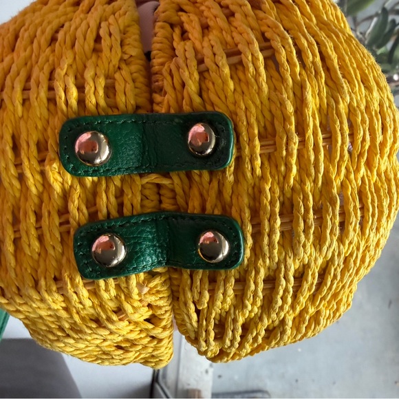 Pineapple straw betsey Johnson crossbody bag - Picture 8 of 11